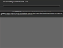 Tablet Screenshot of losinconseguiblesdelrock.com